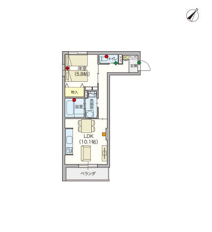 ヘーベルVillage浦和南 間取図