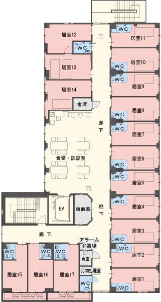 クレア藍住 間取図