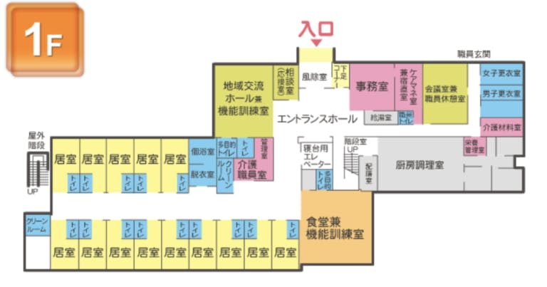 さわやかなすしおばら館 間取図