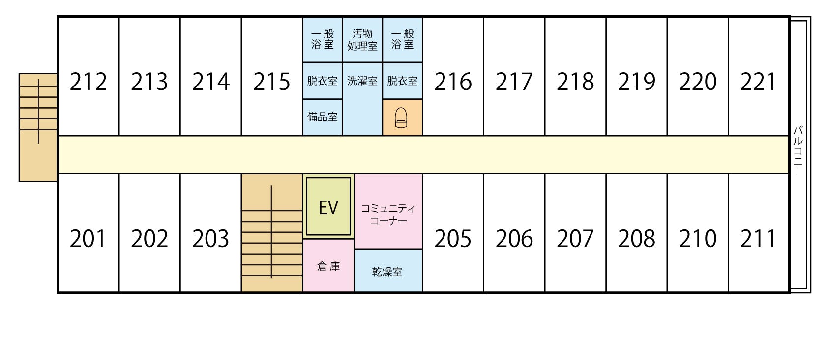 やさしえ草津 間取図