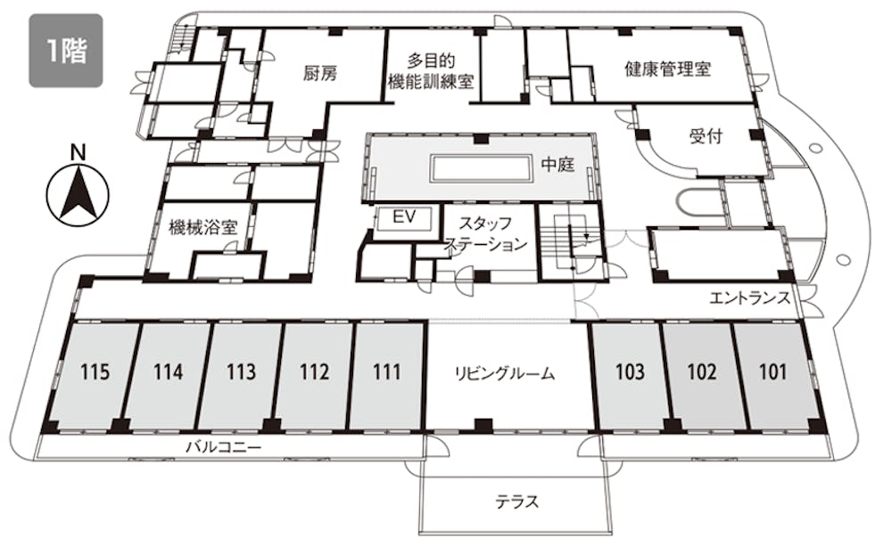 イリーゼ八王子 間取図