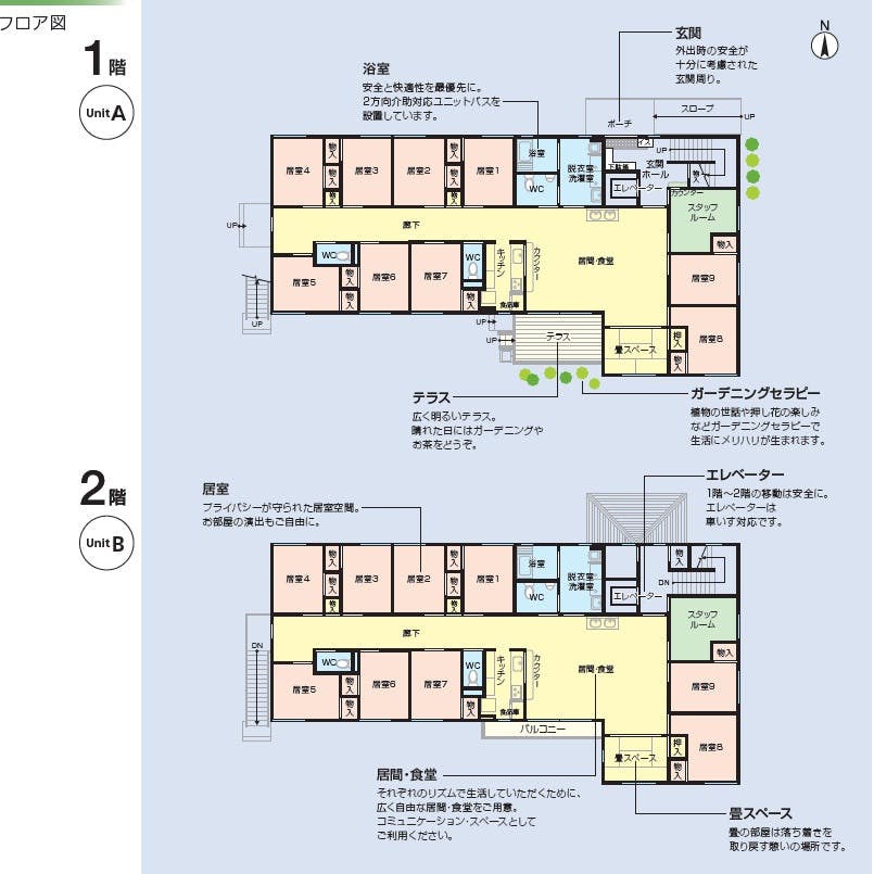 ニチイケアセンターおおまち 間取図