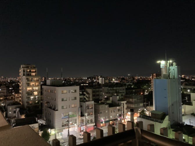 そんぽの家 西田辺駅前 夜景