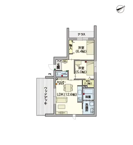 ヘーベルVillage本蓮沼 間取図