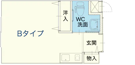 虹の家北郷 間取図