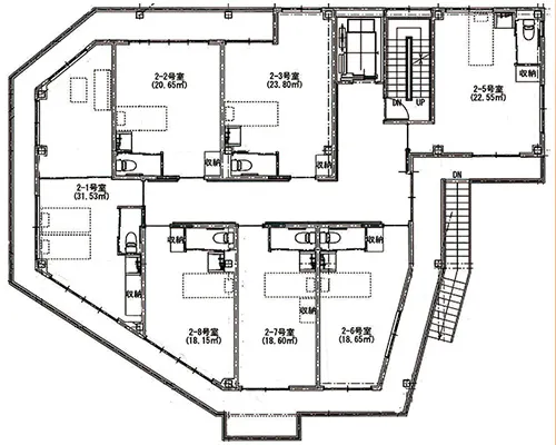 介護サークルかがやき丘の上の小さな家 間取図