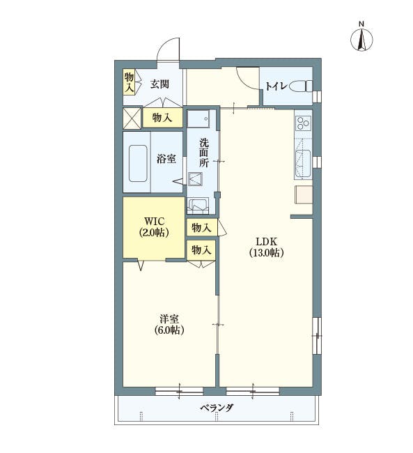 ヘーベルVillage中野白鷺 間取図