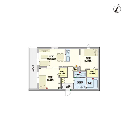 ヘーベルVillage浦和領家 間取図