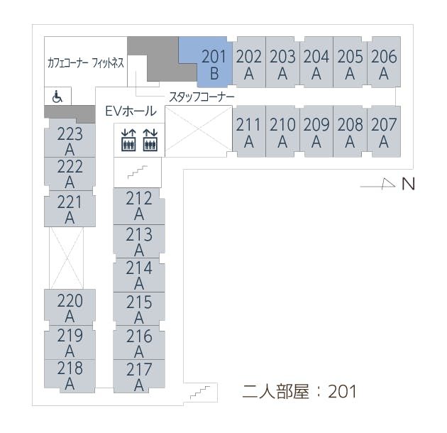 ツクイサンシャイン西馬込 間取図
