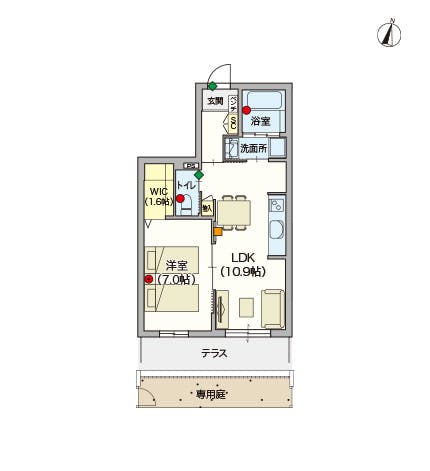 ヘーベルVillage大宮 間取図