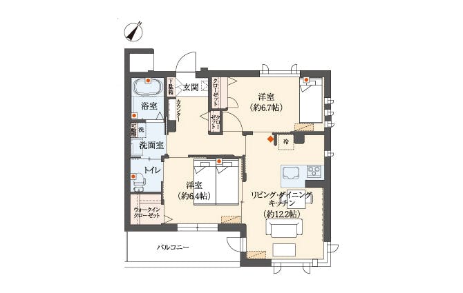 グランドマスト八幡山 間取図