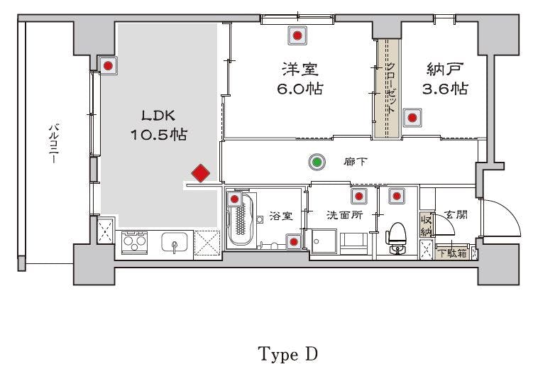 グランドマスト西ヶ原 間取図
