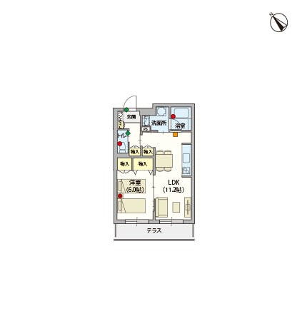ヘーベルVillage上大岡 間取図
