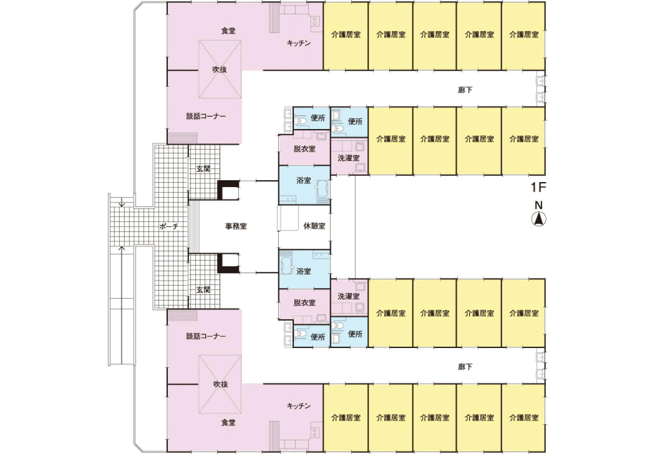 グループホームきらみの憩 間取図