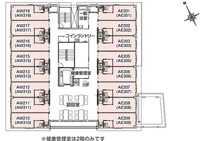 アルファリビング広島段原 間取図