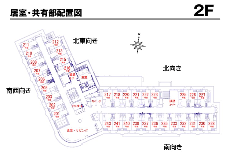 チャームスイート緑地公園 間取図