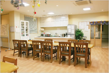 第2あすか苑 食堂・談話コーナー