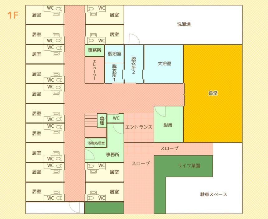 ライフハーモニー堺なかもず 間取図