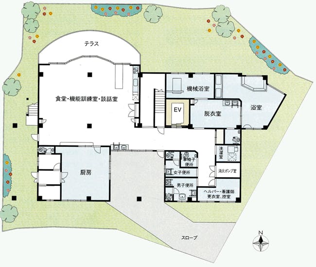 介護付有料老人ホームあおい 間取図