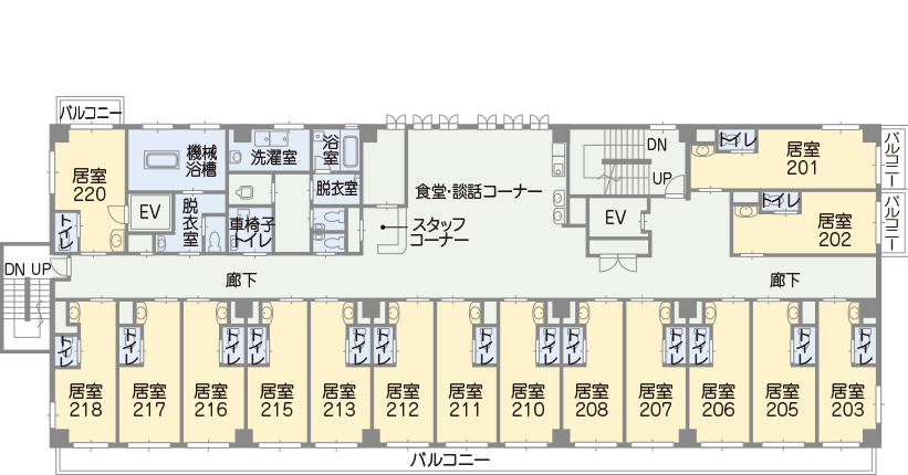 リーブル岸和田 間取図