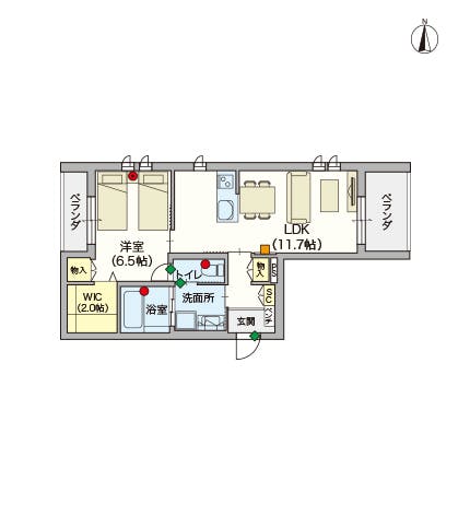 ヘーベルVillage練馬豊玉中 間取図