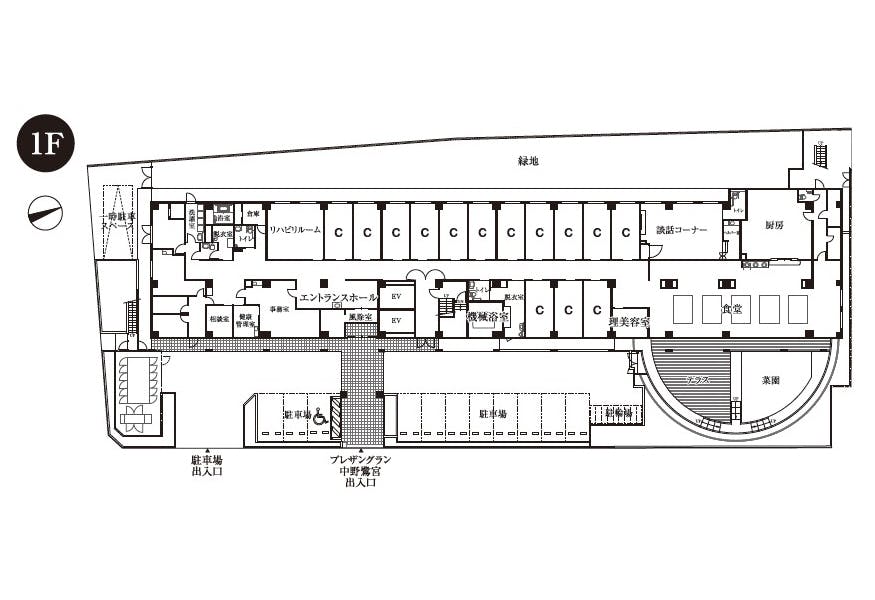 プレザングラン中野鷺宮 間取図