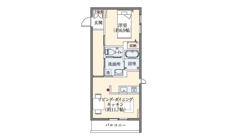 グランドマスト武蔵小杉石水邸 間取図