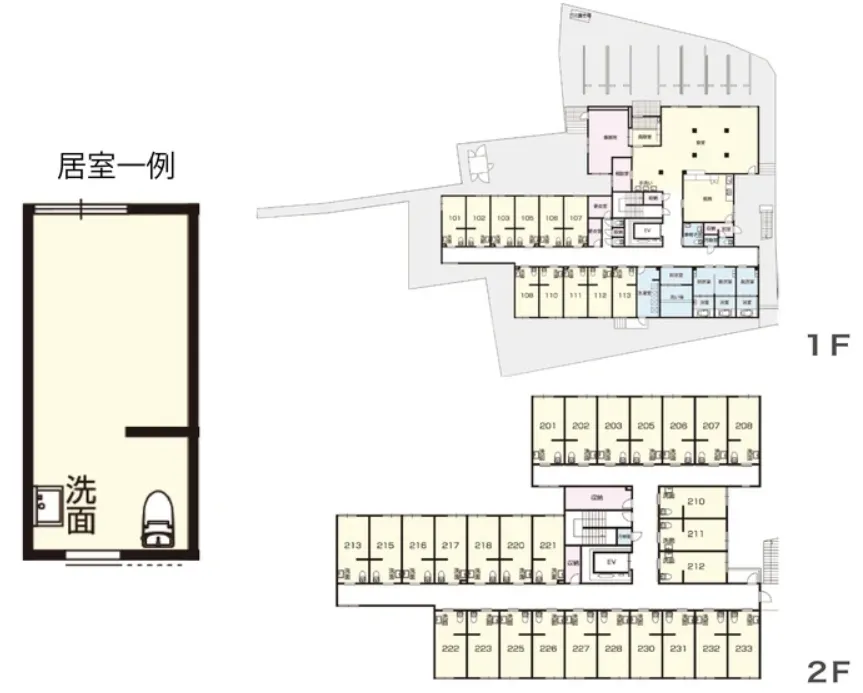 ハピネスりんどうの里 間取図