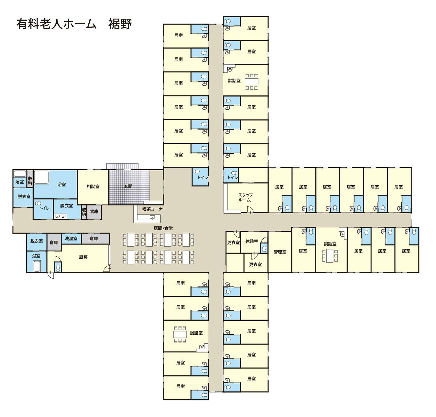 アレンジメントケア裾野 間取図