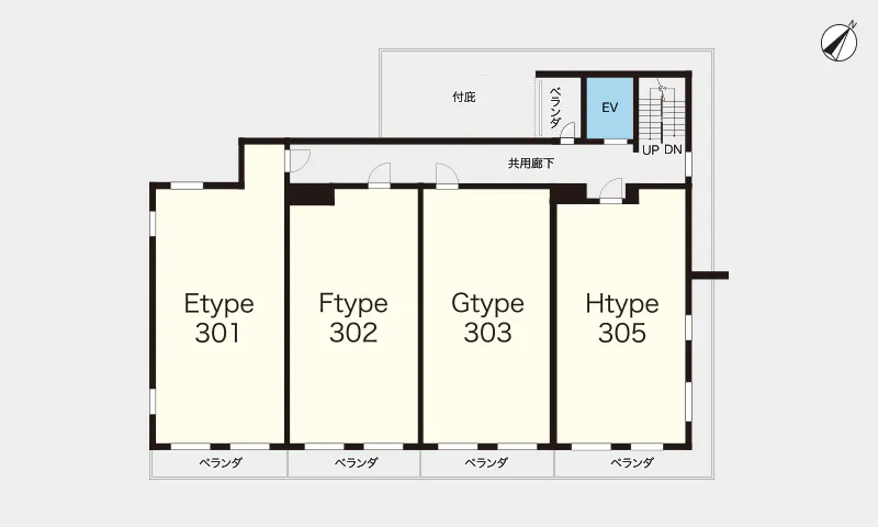 ヘーベルVillage西千葉春日 間取図