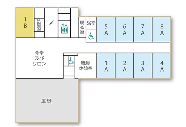 ツクイ・サンフォレスト新潟山潟 間取図