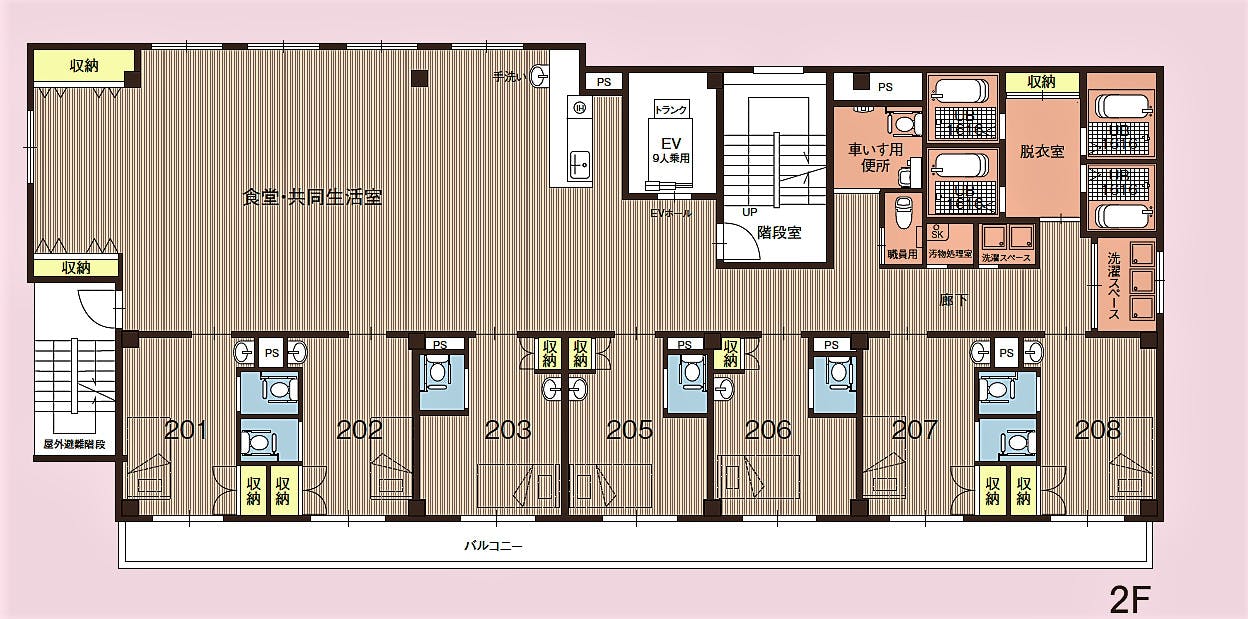 そうごうケアホーム寝屋川本町 間取図