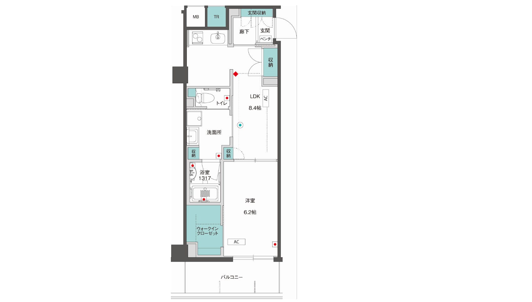 グランドマスト西宮苦楽園 間取図