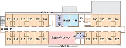 ケアホームディア・レスト福山 間取図