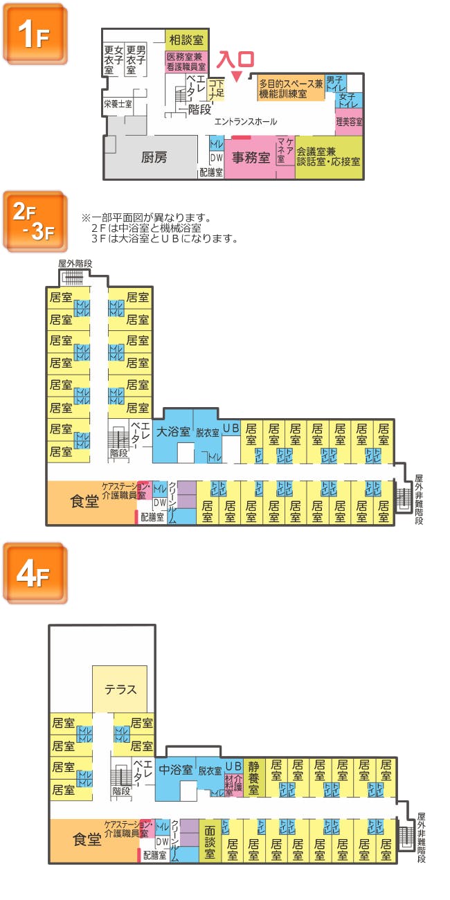 さわやか いなざわ館 間取図