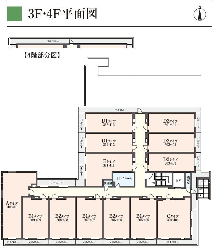 グランドマストひばりが丘南 間取図