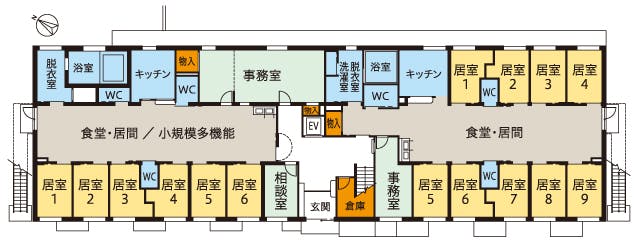 ツクイ相模原相武台 間取図
