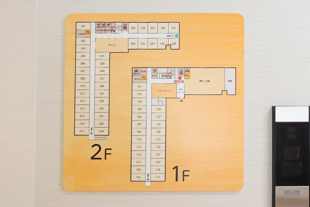やさしえ長岡 案内図
