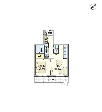 ヘーベルVillage本鵠沼2丁目 間取図