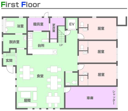 グループホームあすか東十条 間取図