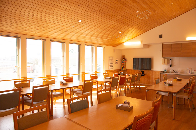 サービス付き高齢者向け住宅とうべつりっか 食堂