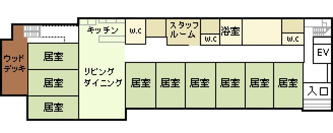 グループホームせや別荘 間取図
