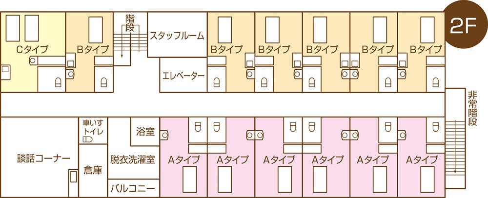 豊心の里 間取図