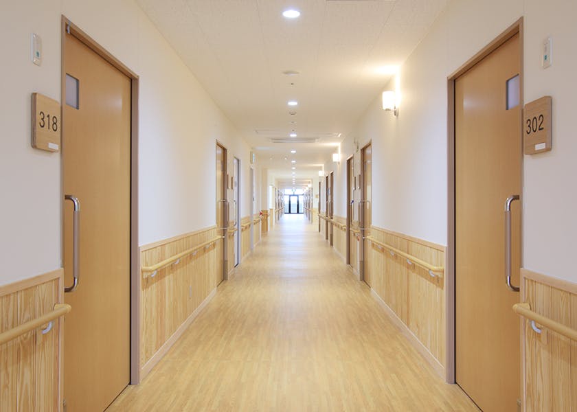 らいふアシスト・泉ヶ森（本館） 廊下