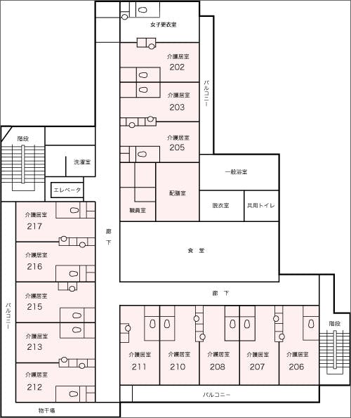 クオレ西淀川 間取図