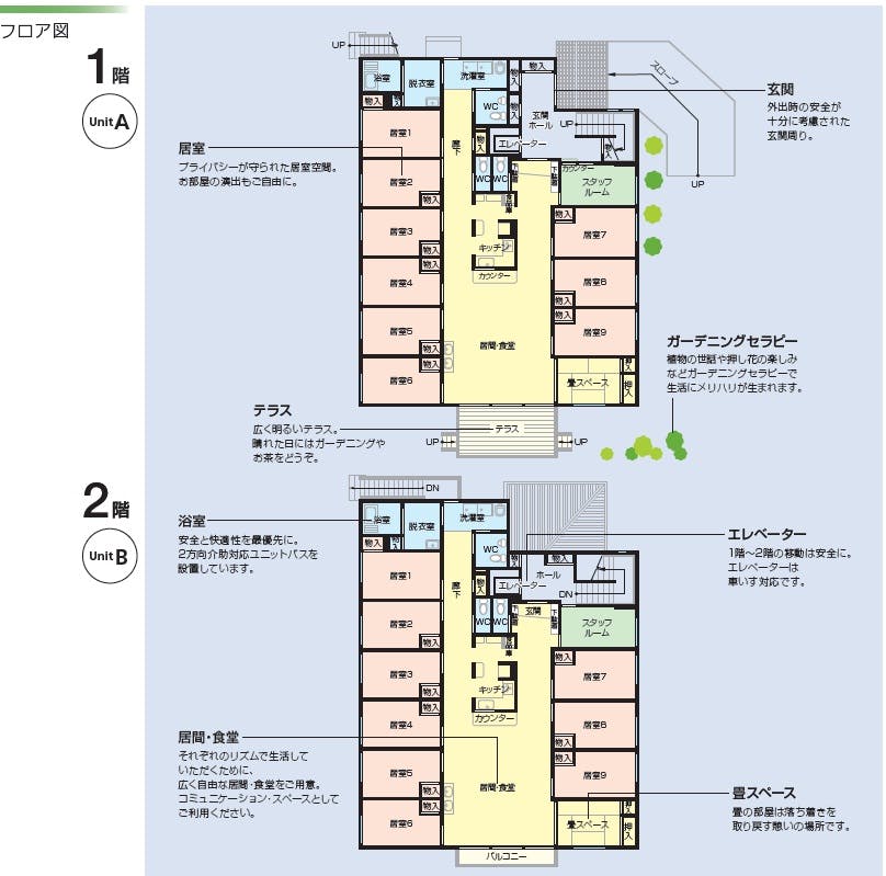 ニチイケアセンター相模原 間取図
