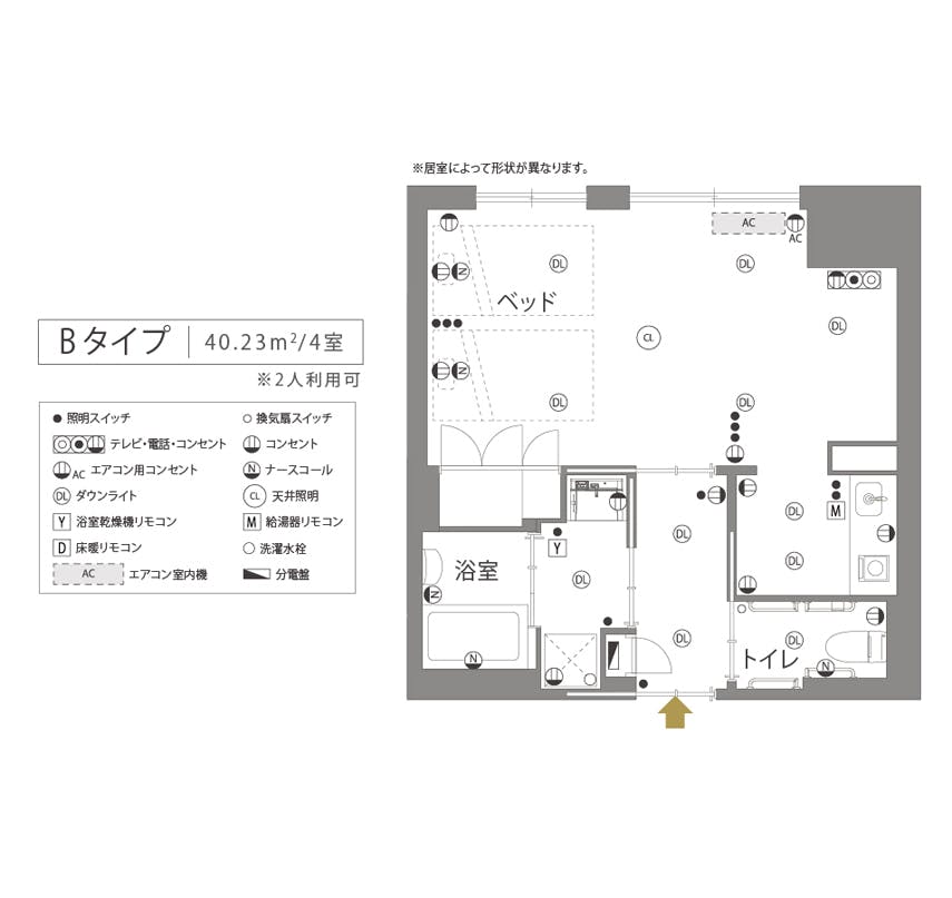 チャームプレミア永福 間取図