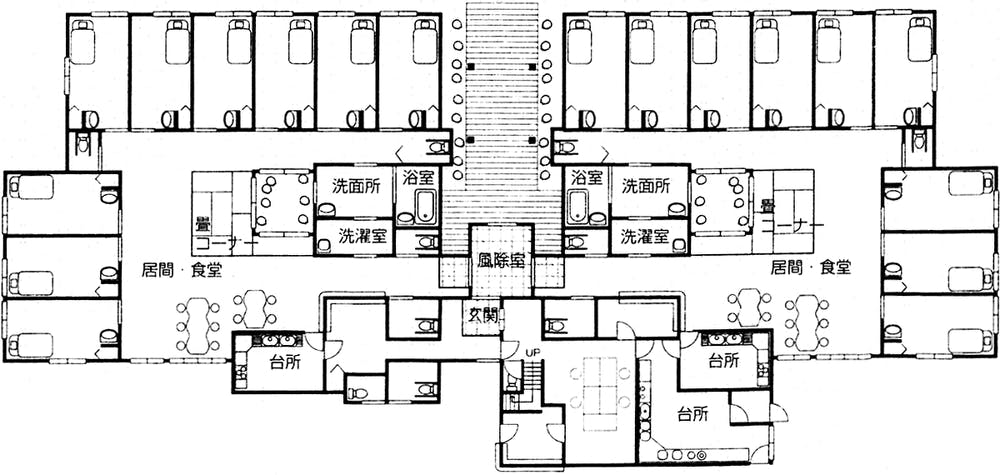 グループホームつどい八巻家 間取図