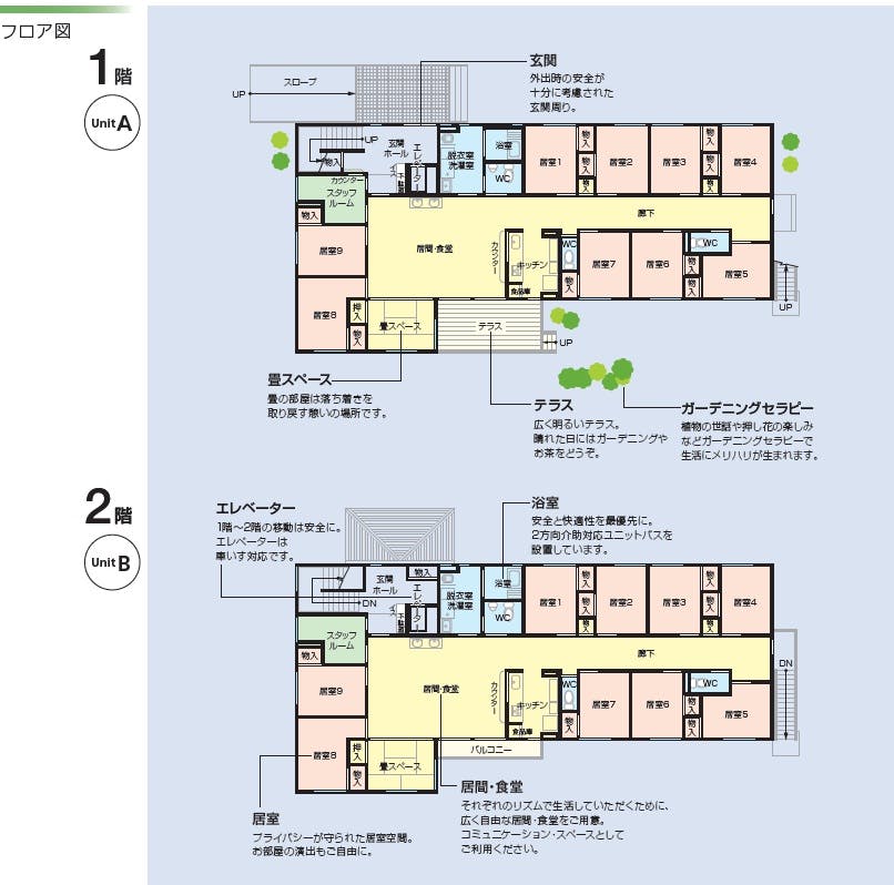 ニチイケアセンターいわき小名浜 間取図