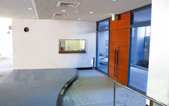 ハーヴェスト姪浜いこい館 玄関